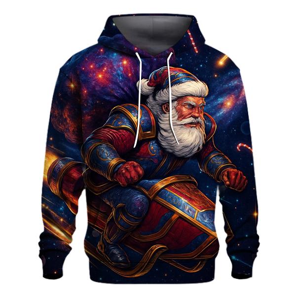 Galactic Sleigh Rider Santa hoodie designs