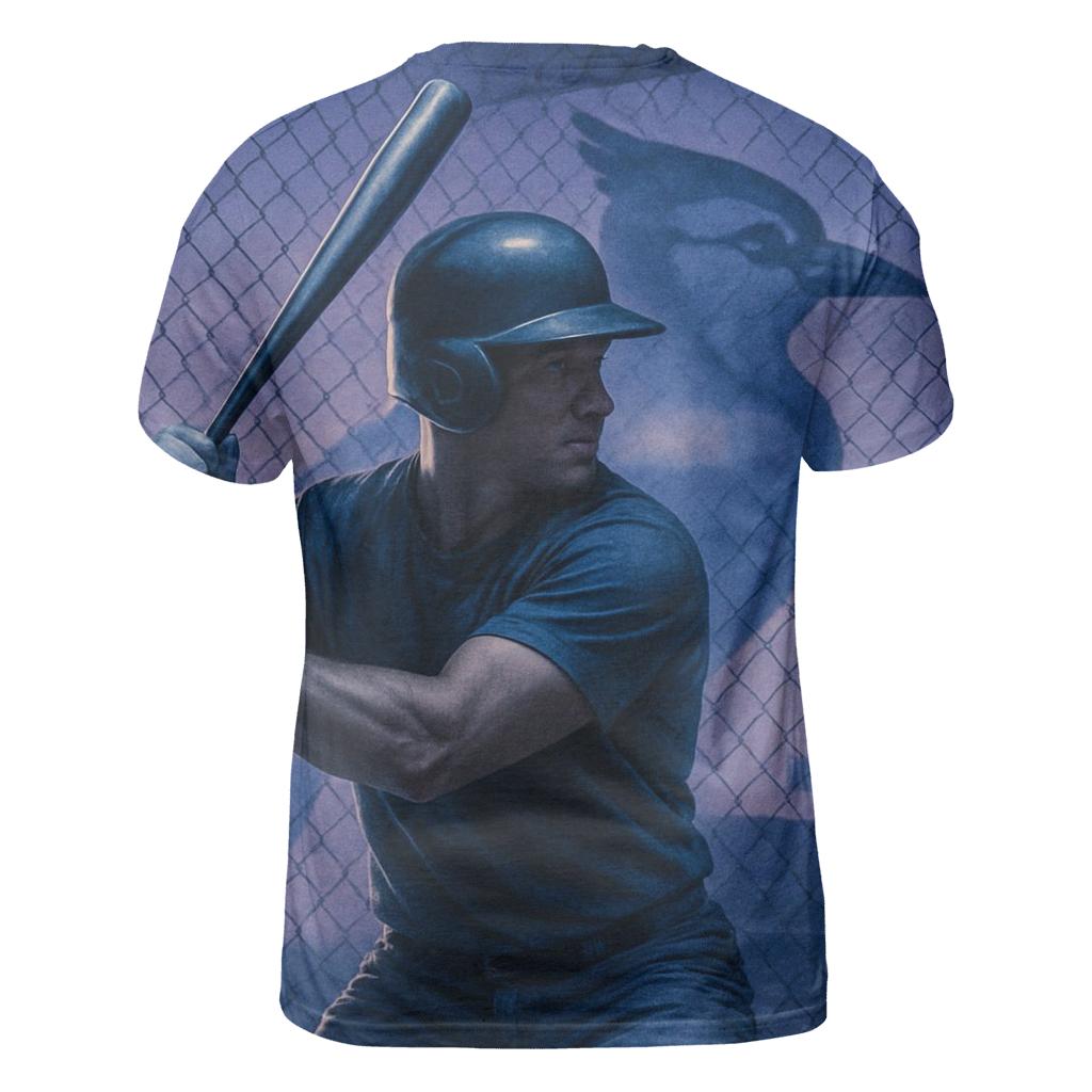 Twilight Cage Blue Jays Focus vibrant all-over design tees