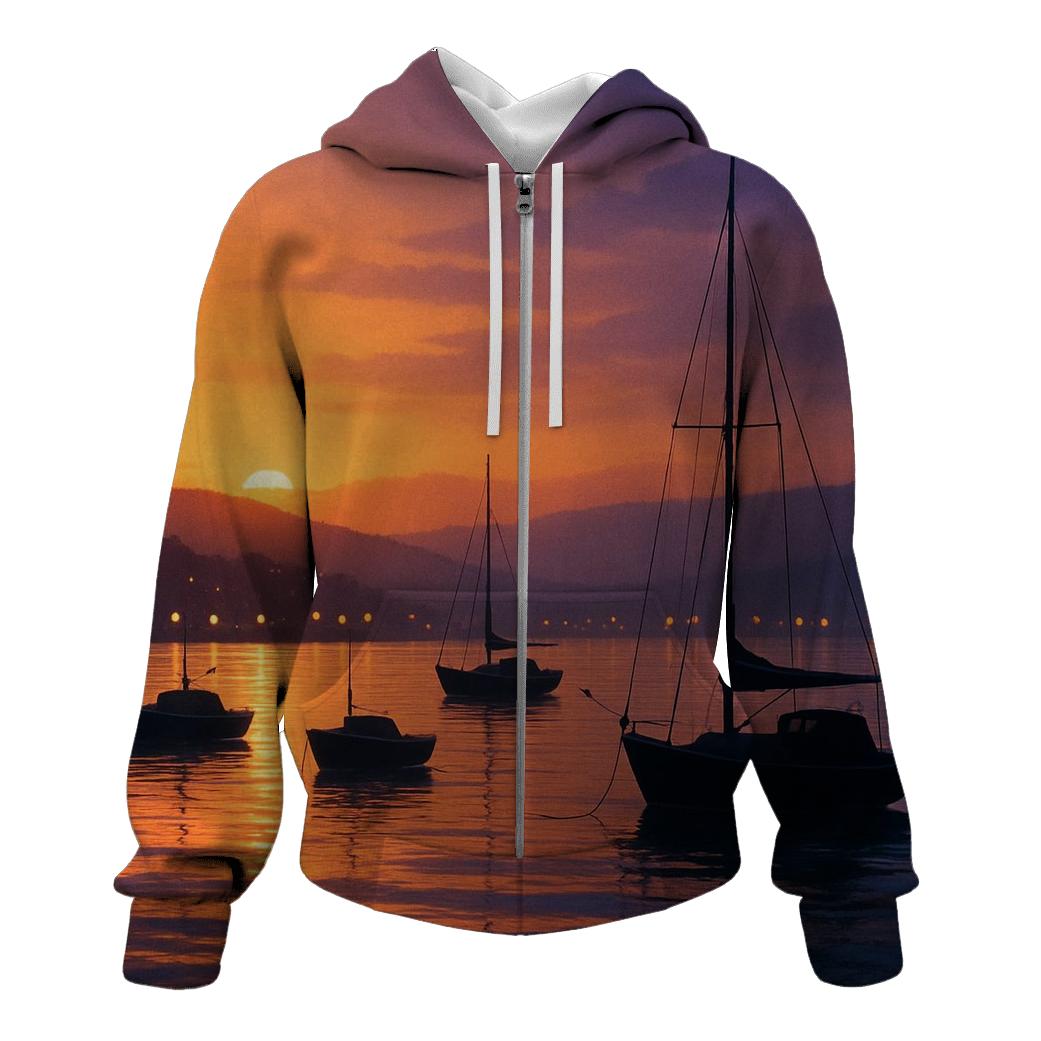 Harbor Lights At Last Glow hoodie styles