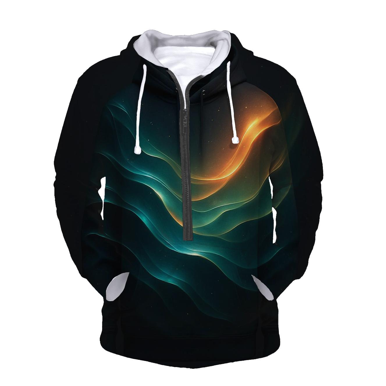 Aurora Tidal Gradient pullover hoodies