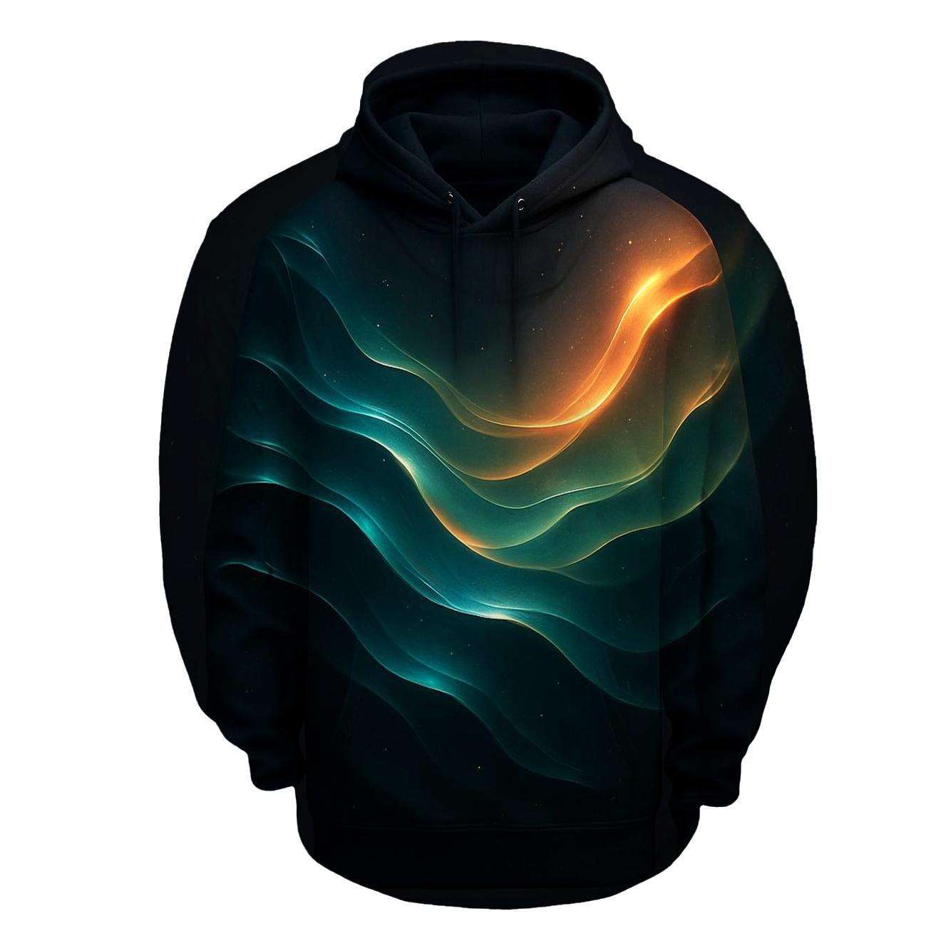 Aurora Tidal Gradient pullover hoodies