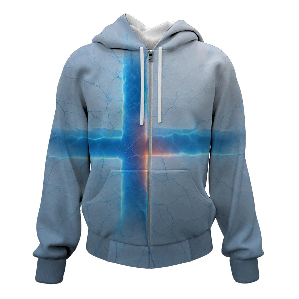 Icelandic Glacier Sky Flag hoodies fashion