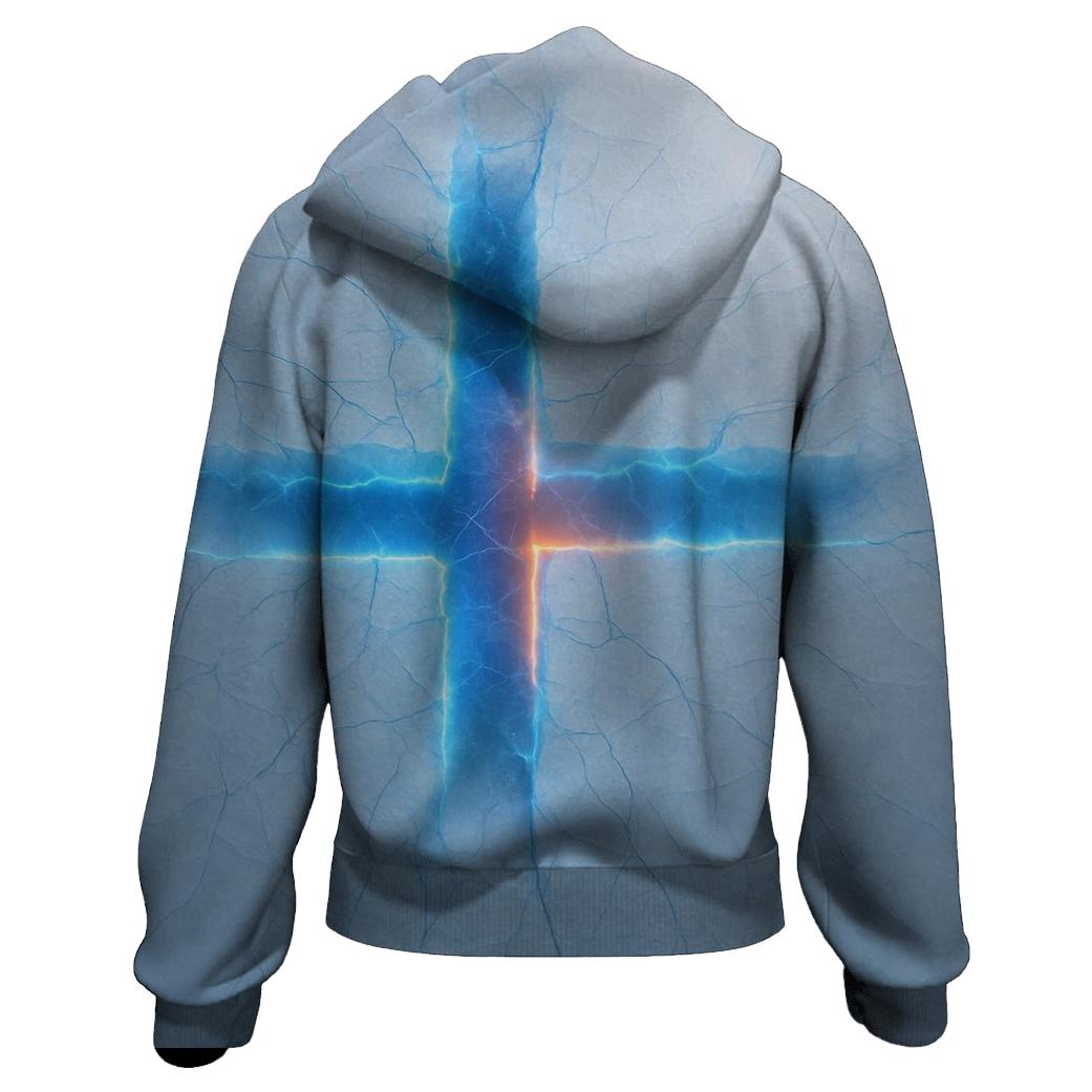Icelandic Glacier Sky Flag hoodies fashion