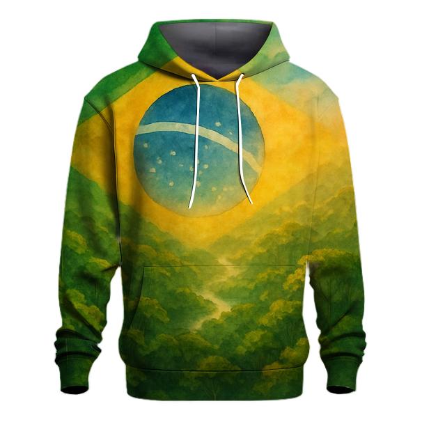 Brazilian Forest Flag Dream pullover hoodies