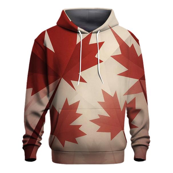 Canadian Maple Flag Canopy premium hoodies