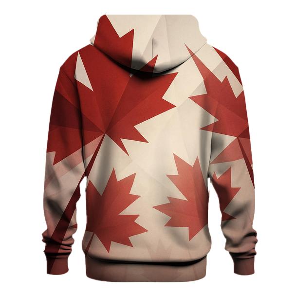 Canadian Maple Flag Canopy premium hoodies