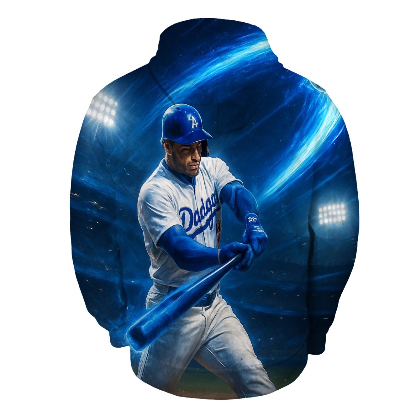 Blue Comet Slugger Surge printed hoodies