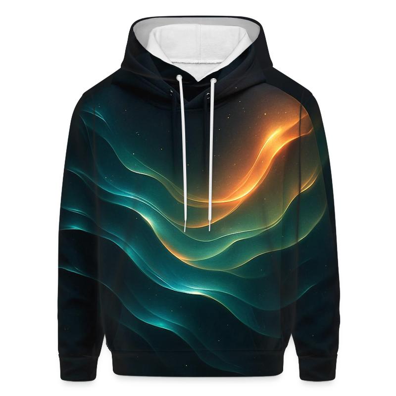 Aurora Tidal Gradient pullover hoodies