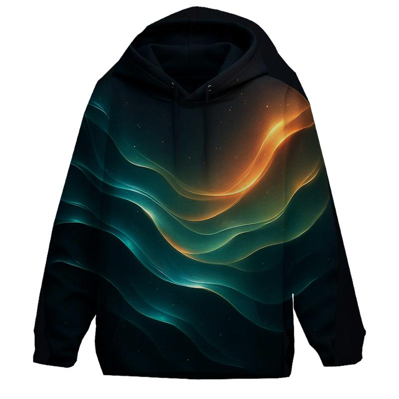 Aurora Tidal Gradient pullover hoodies