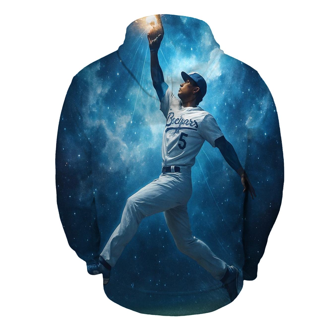 Midnight Outfield Nebula Catch pullover hoodies