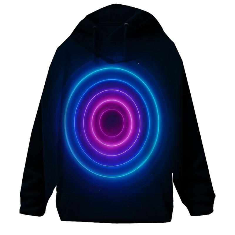 Chromatic Pulse Gradient hoodie trends