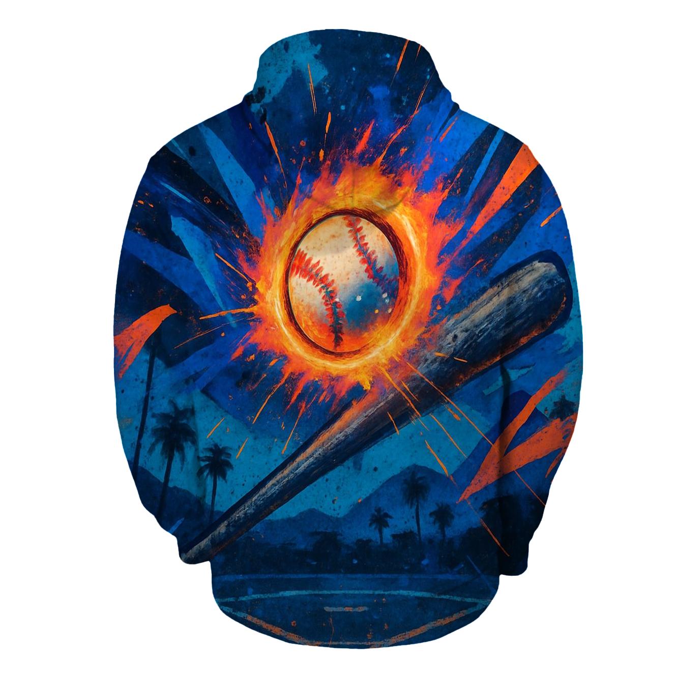 California Blaze Bat Impact hoodies fashion