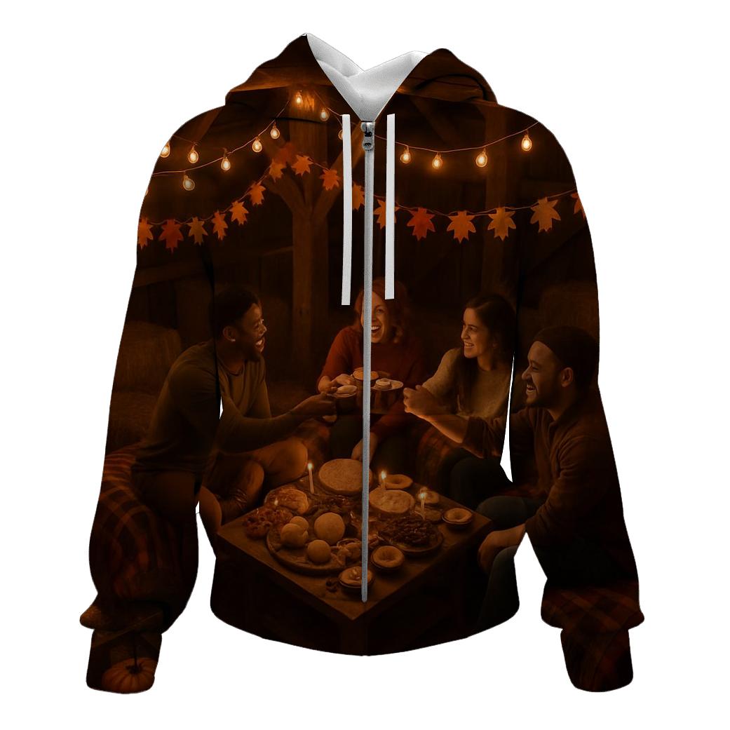 Barn Loft Thanksgiving Hideaway embroidered hoodies