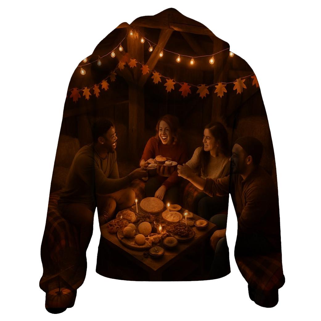 Barn Loft Thanksgiving Hideaway embroidered hoodies
