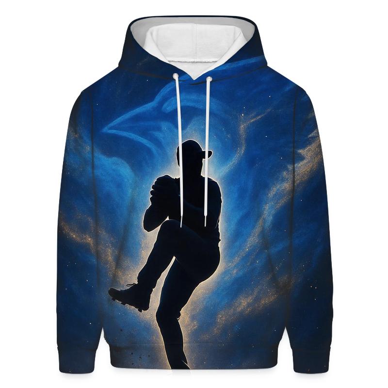 Blue Jays Nebula Pitcher On The Mound zip-up hoodies