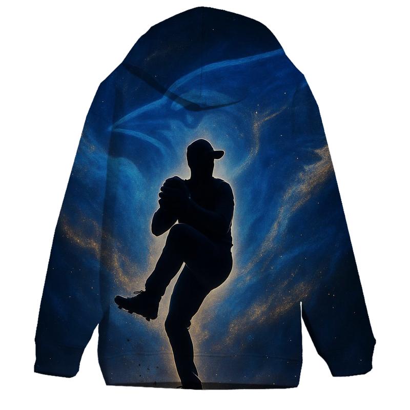 Blue Jays Nebula Pitcher On The Mound zip-up hoodies