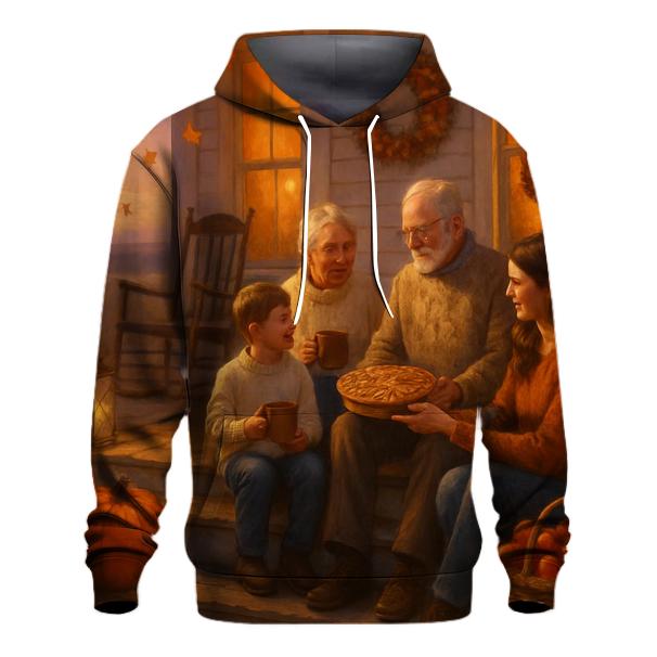 Harvest Porch Twilight Gathering zip-up hoodies