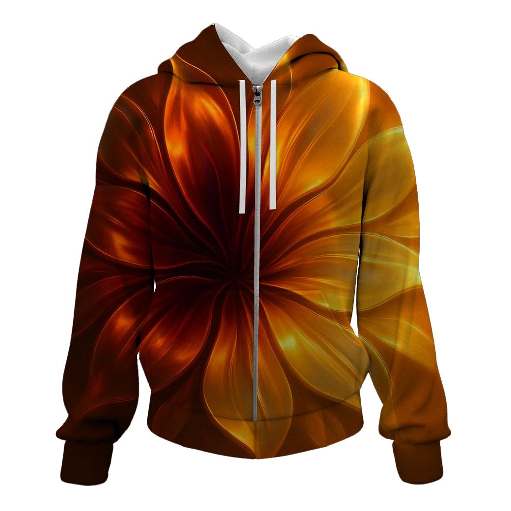 Solar Bloom Gradient premium hoodies
