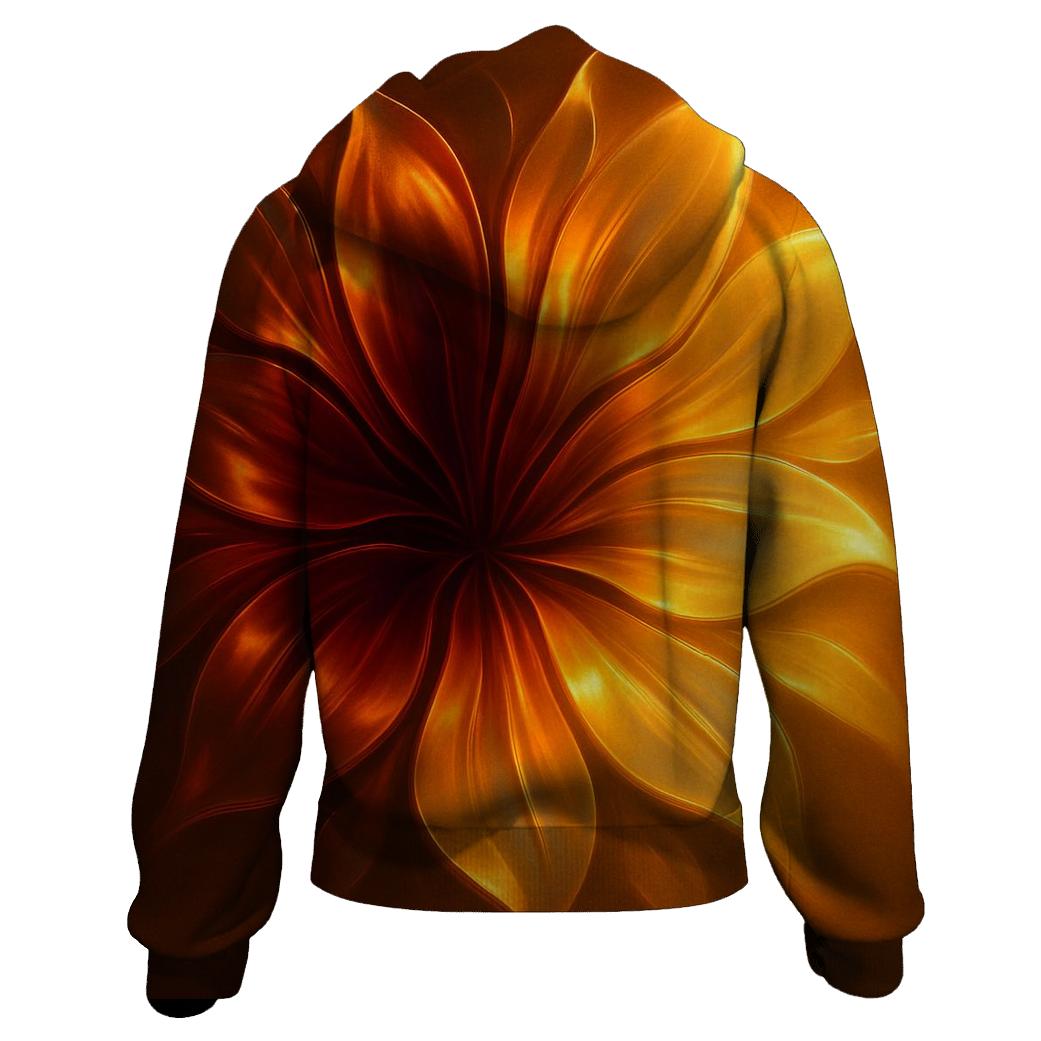 Solar Bloom Gradient premium hoodies