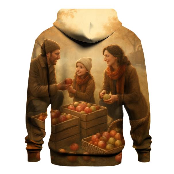 Morning Orchard Gratitude Harvest graphic hoodies