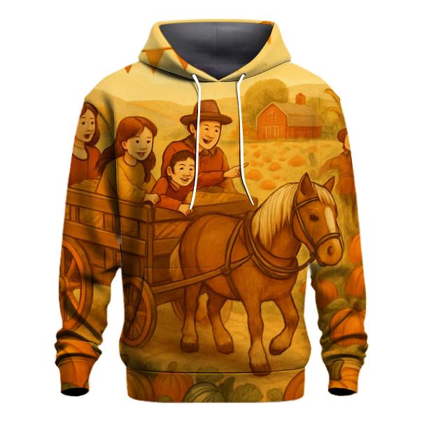 Pumpkin Patch Family Wagon Ride designer hoodies