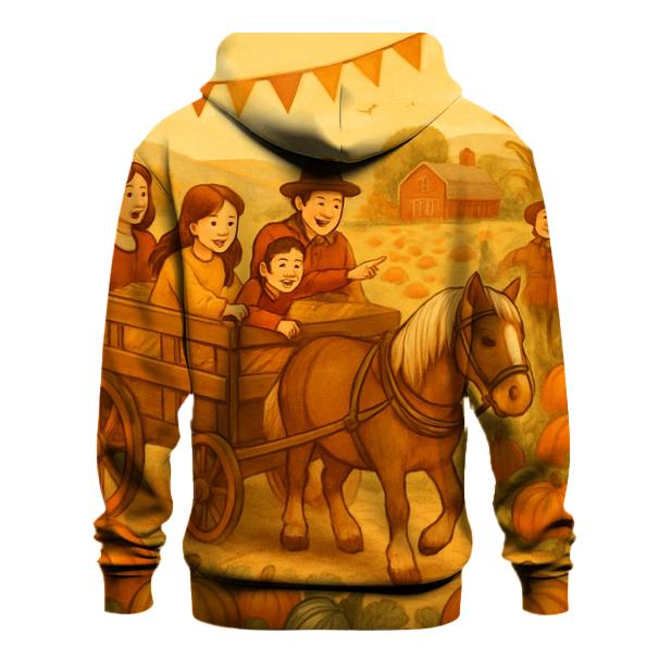 Pumpkin Patch Family Wagon Ride designer hoodies