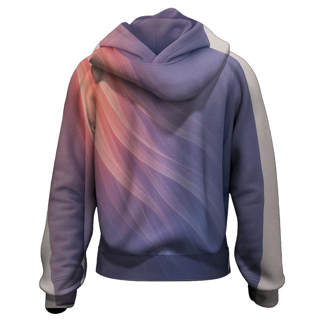Cascade Veil Gradient zip-up hoodies