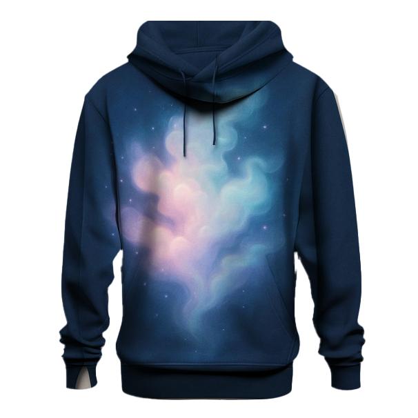 Nebula Drift Gradient embroidered hoodies