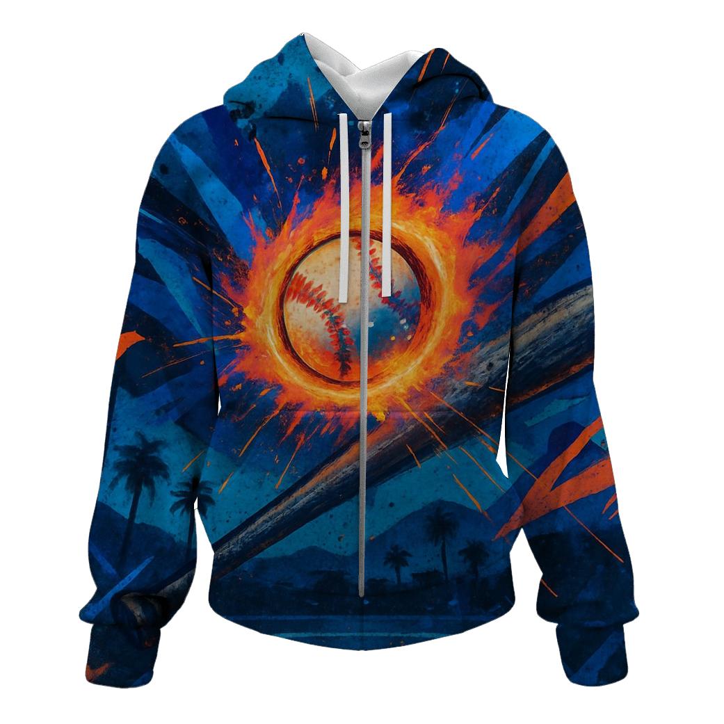 California Blaze Bat Impact heavyweight hoodies