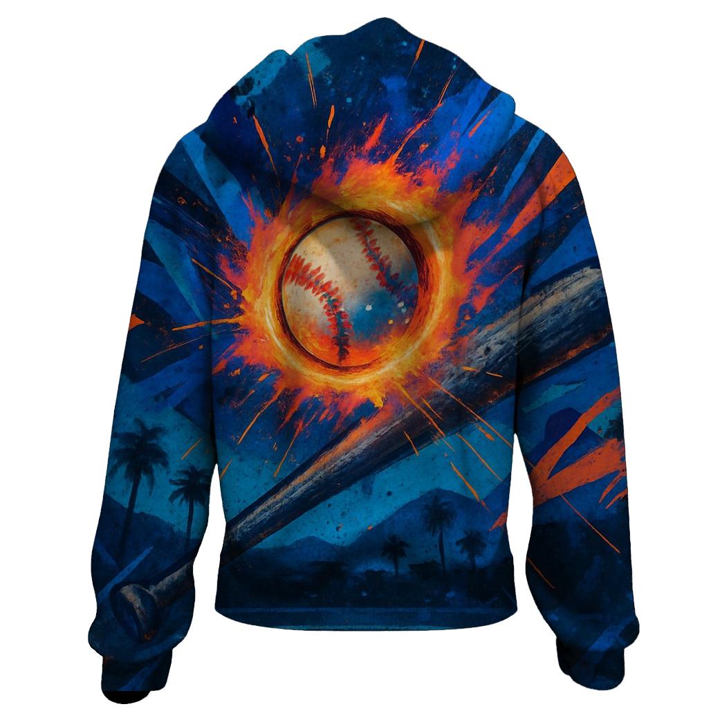 California Blaze Bat Impact heavyweight hoodies