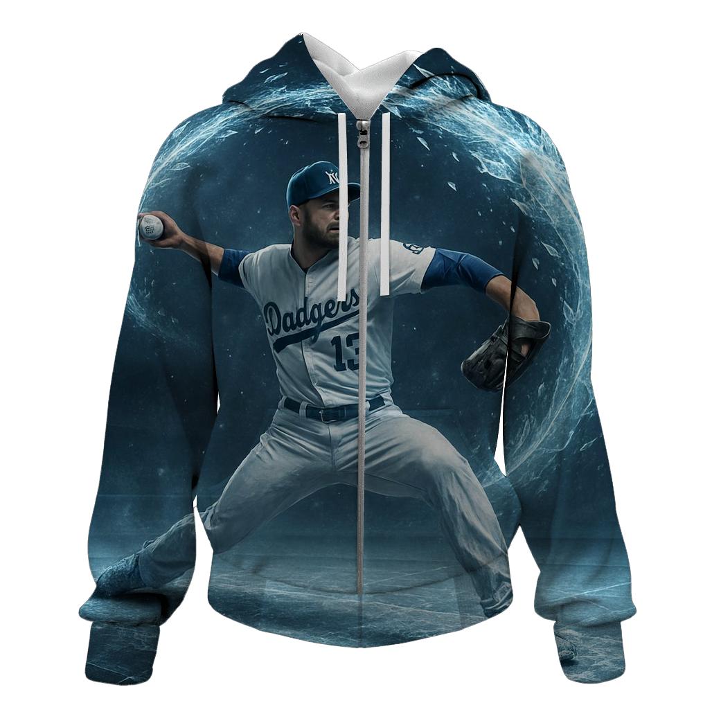 Icy Arc Strikeout Moment pullover hoodies