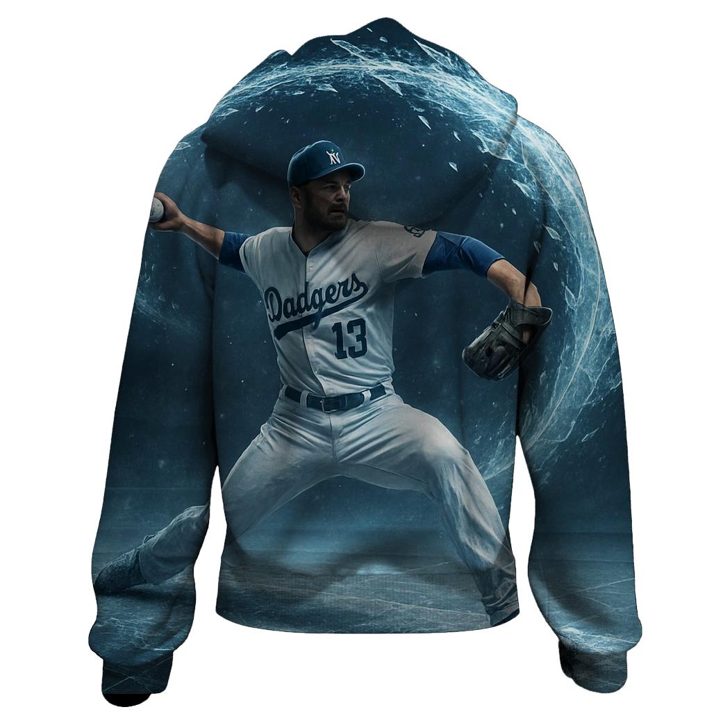 Icy Arc Strikeout Moment pullover hoodies
