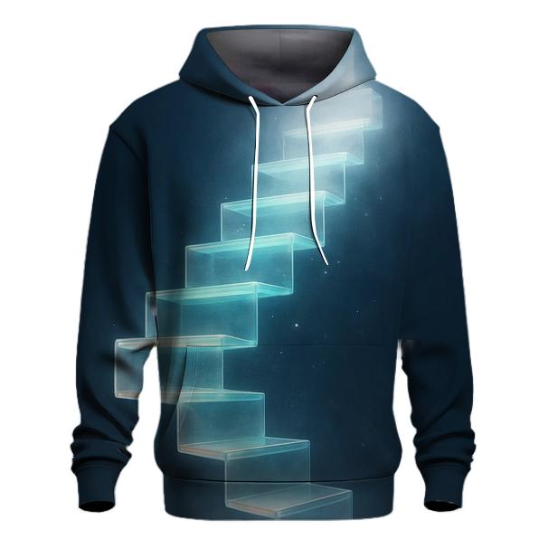 Ethereal Staircase Gradient heavyweight hoodies