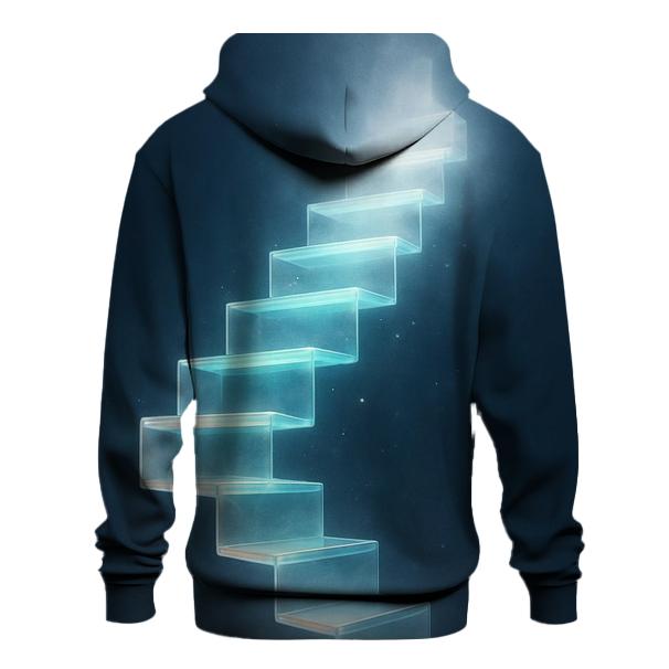 Ethereal Staircase Gradient heavyweight hoodies
