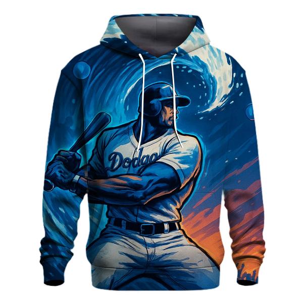 Diamond Wave Blue Storm graphic hoodies