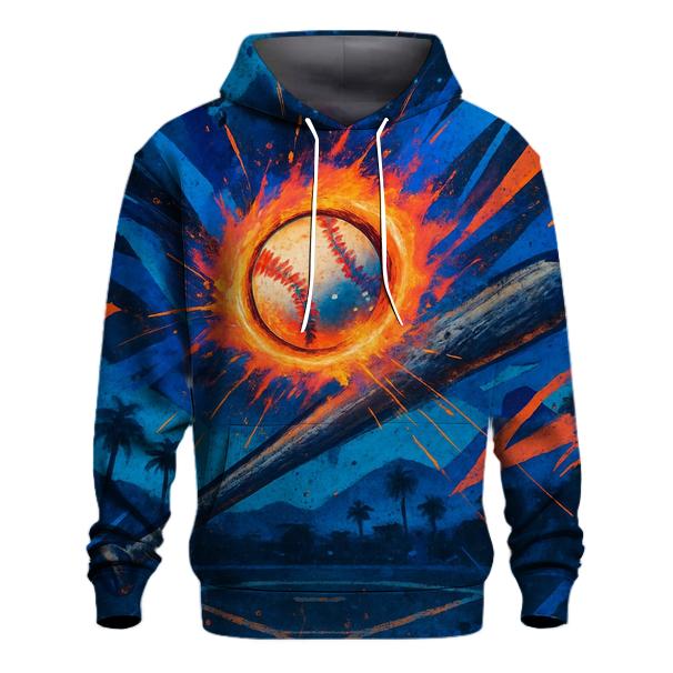 California Blaze Bat Impact custom hoodies