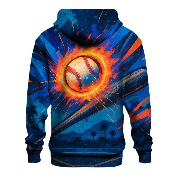 California Blaze Bat Impact custom hoodies