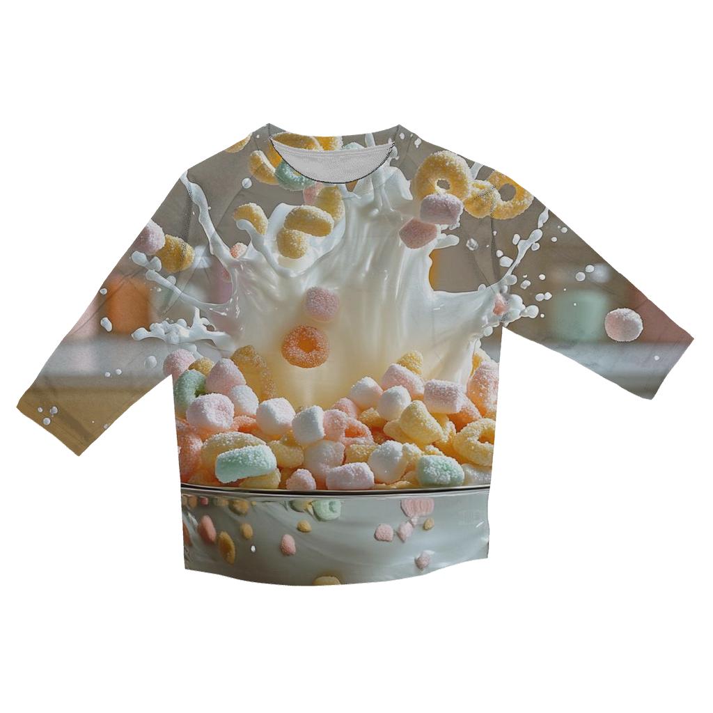Cereal Splash Morning Chaos cotton quarter sleeve shirts