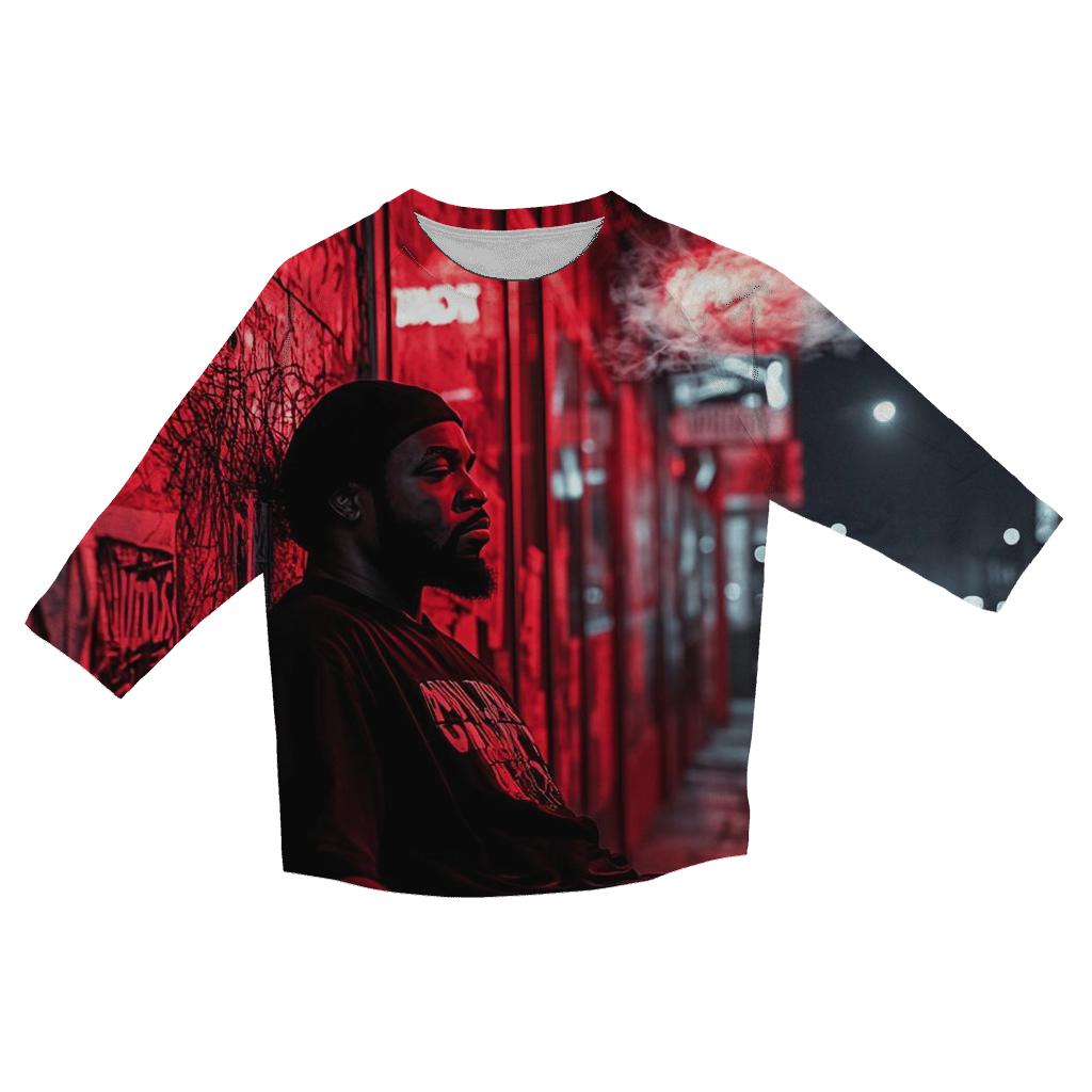 Compton Streetlight Cipher fashion 3/4 sleeve shirts