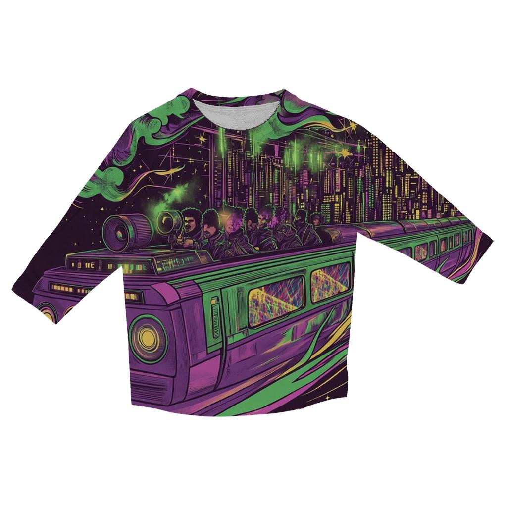 Tribe Midnight Metro Ride stylish quarter sleeve tops
