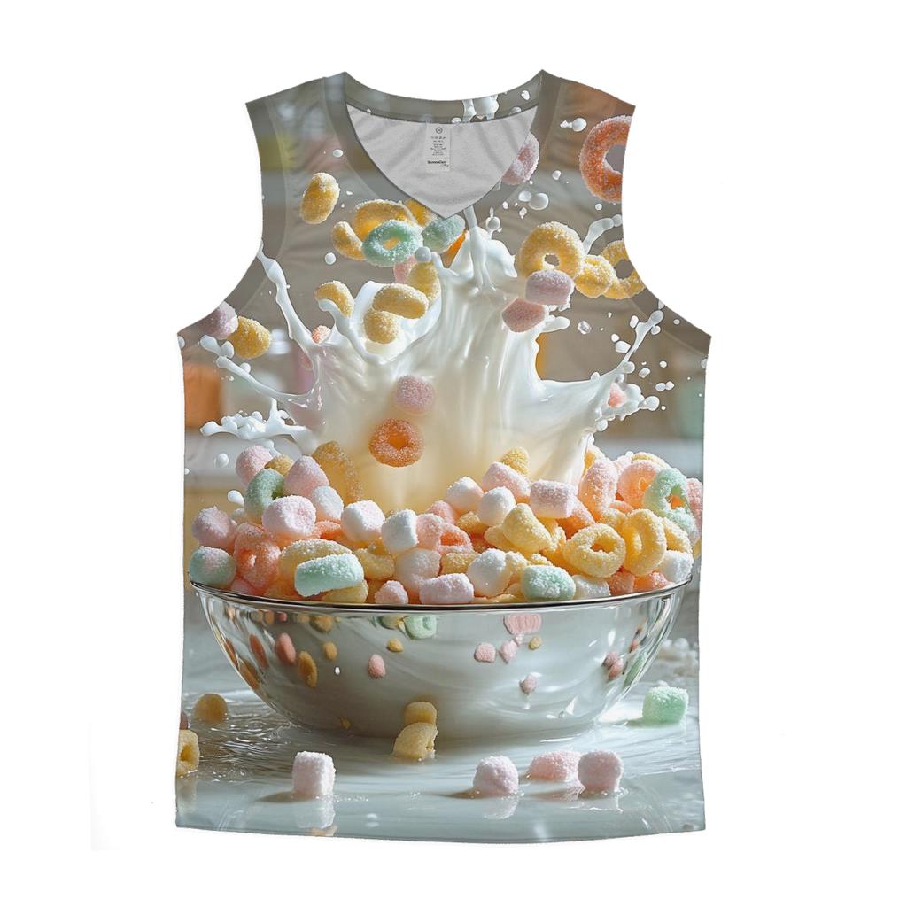 Cereal Splash Morning Chaos designer workout tanks