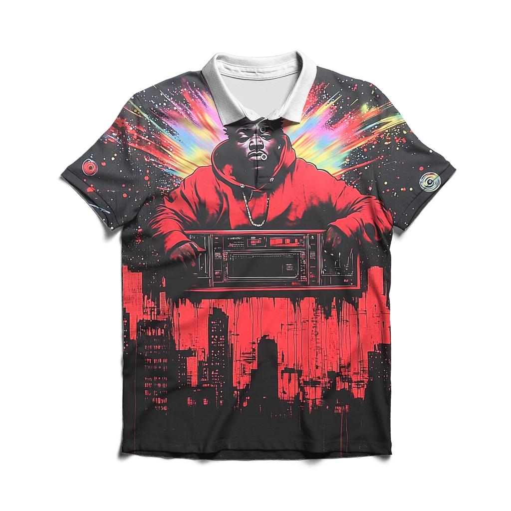 Brooklyn Skyline Biggie Dream classic pique polos