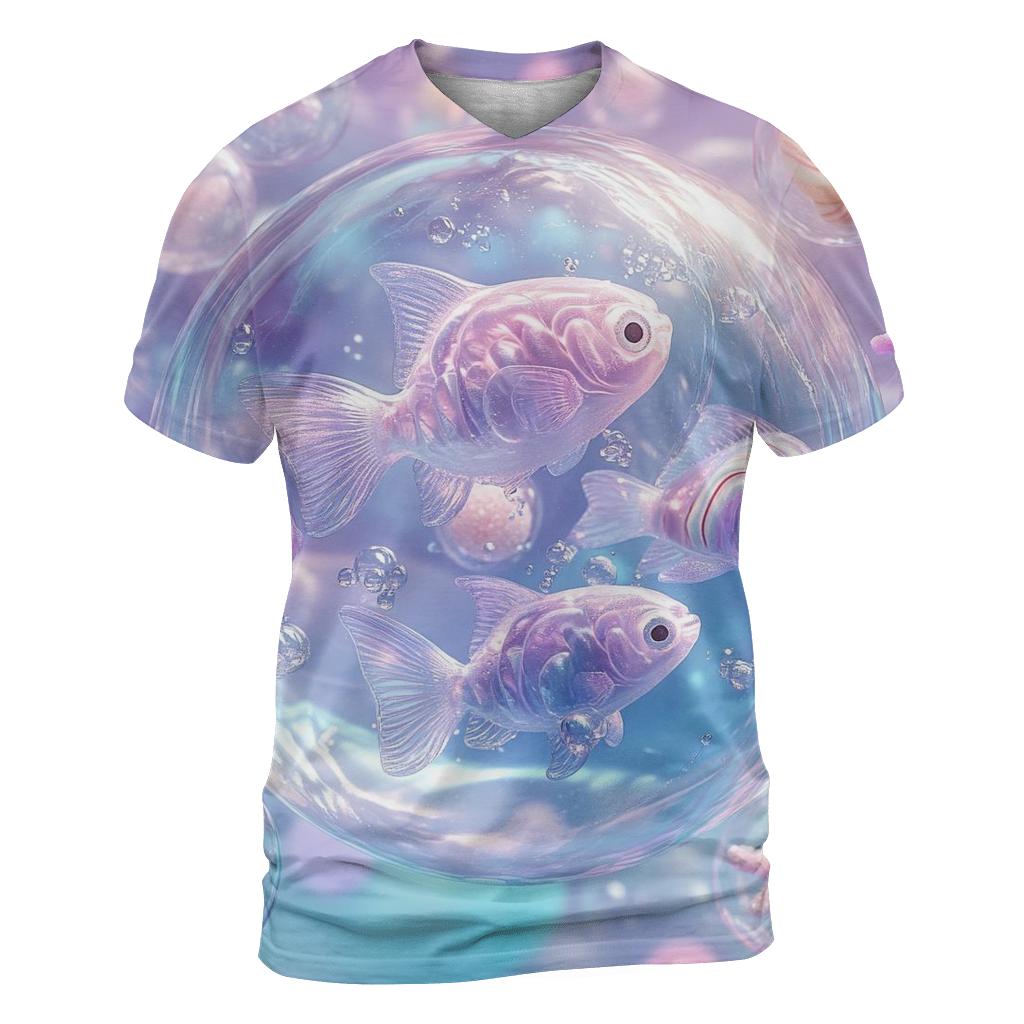 Bubblegum Aquarium Dream unique graphic print tees