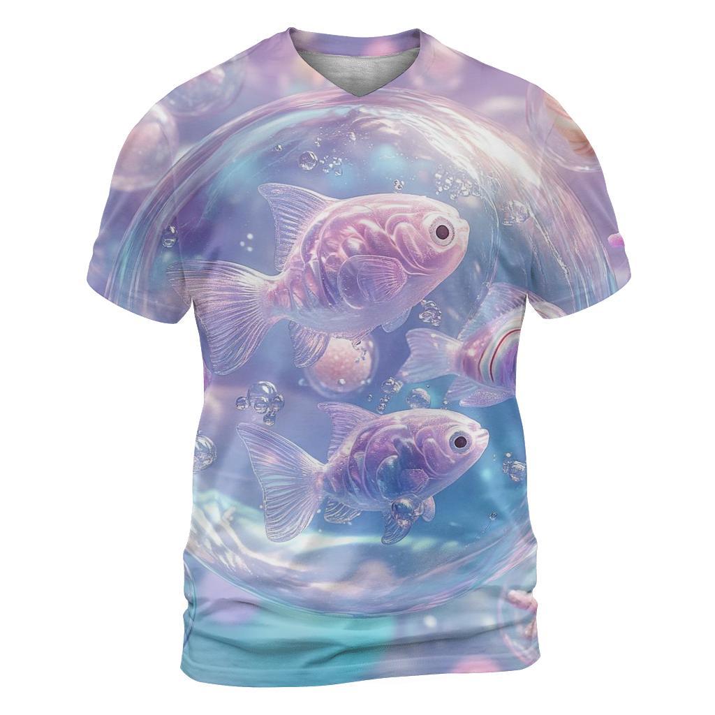 Bubblegum Aquarium Dream unique graphic print tees