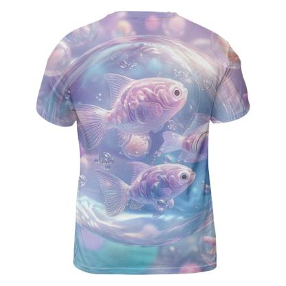Bubblegum Aquarium Dream unique graphic print tees