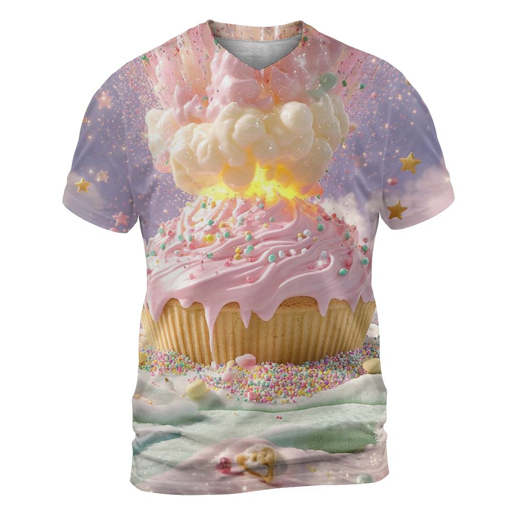 Cupcake Volcano Sugar Eruption personalized full print shirts
