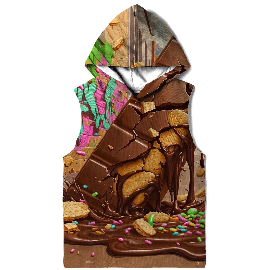 Chocolate Bar Graffiti Melt graphic hoodies