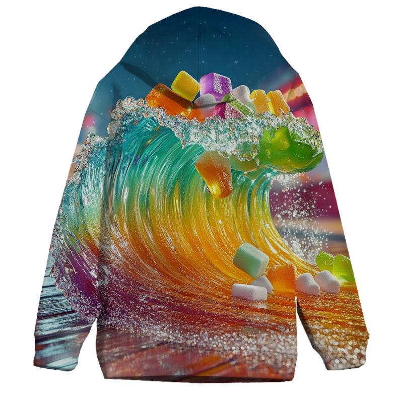 Neon Soda Wave Carnival designer hoodies