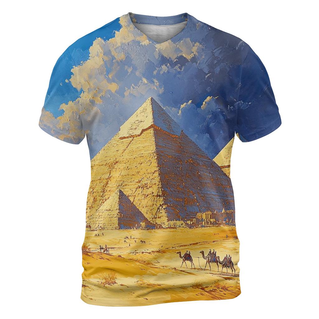 Pyramids Of Giza Cairo personalized full print shirts