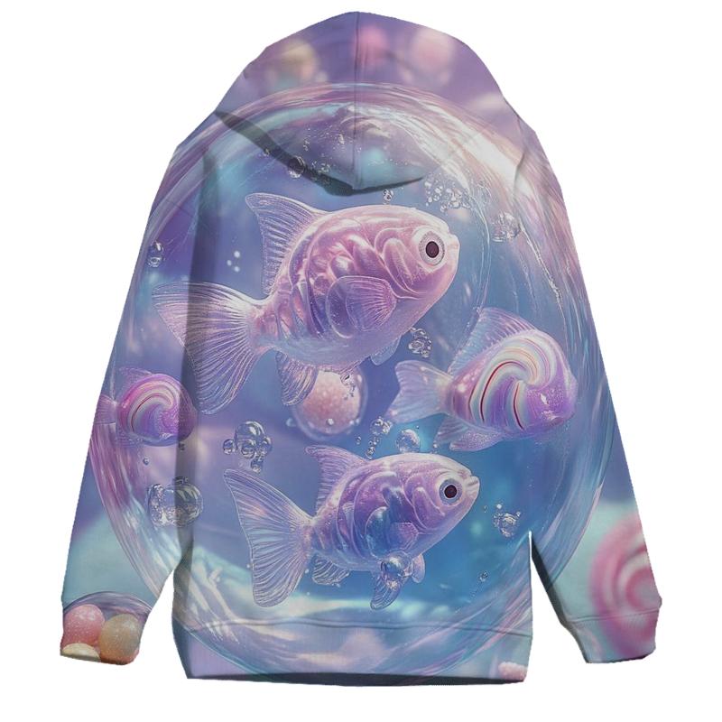 Bubblegum Aquarium Dream heavyweight hoodies